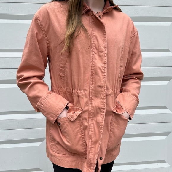 NWOT Peach denim zip up jacket universal threads S - Picture 4 of 10